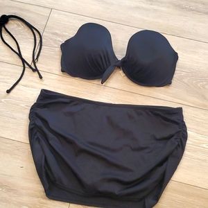 Victoria secret bikini skirt and bandeau top